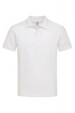 TRICOU POLO SENIOR COTTON 100% MANECA SCURTA L ALB STN